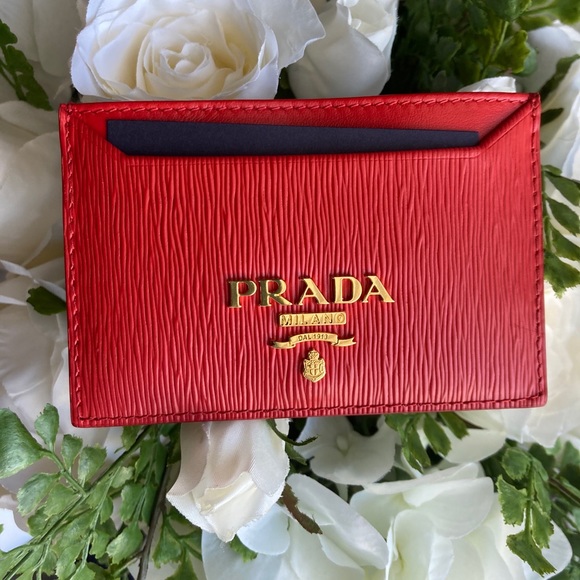 prada red card holder